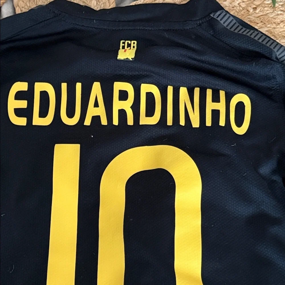 Nike 2011/2012 FC Barcelona Eduardinho Jersey Black Size S (6-7 Yrs)